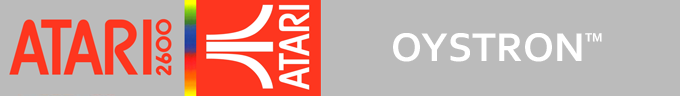 Oystron [Homebrew] logo for Atari 2600